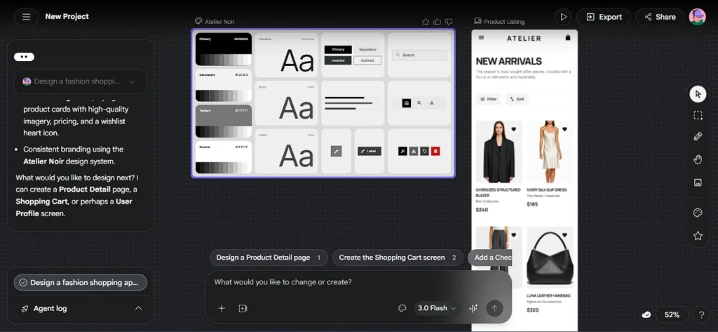 Google Stitch AI से Design कैसे बनाएं